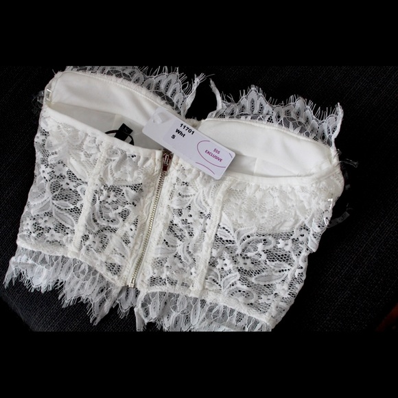 Strapless Lace Top - Picture 2 of 2